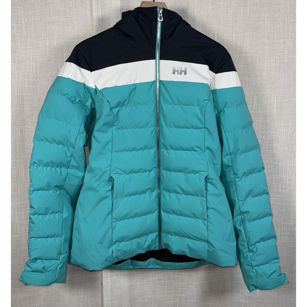 Helly Hansen Imperial Puffy Insulated Ski Jacket Wind Waterproof Sz L Women's